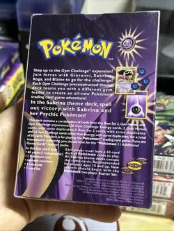 Sabrina Gym Challenge 2000 SEALED Theme Deck Vintage WOTC Pokemon Card TCG - Image 4