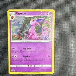 Espeon SWSH174 Holo Pokemon Fusion Strike Promo - Image 1