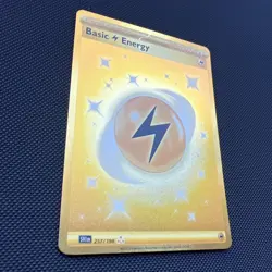 Pokemon TCG Basic Lightning Energy 257/198 Scarlet & Violet Base Set Gold NM - Image 2