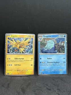 Quagsire SVP 156 & Zapdos SVP 157 - Blister Promos - Pokemon TCG: Surging Sparks - Image 1