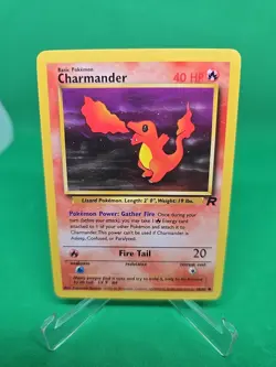 Pokemon Charmander 50/82 Team Rocket- LP C - Image 1