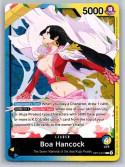 The Azure Sea's Seven #OP14-041 Boa Hancock - Image 1