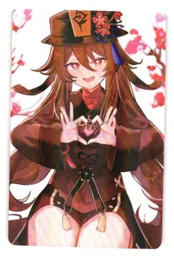 HU TAO Genshin Impact Goddess Story ACG Anime Waifu Custom Card - Image 1