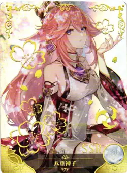 YAE MIKO SSR NS-11SSR-17 Goddess Story Anime TCG CCG Card - Image 1