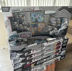 Pokemon TCG Unova Heavy Hitters Premium Black Bolt & White Flare Card Collection - Image 1