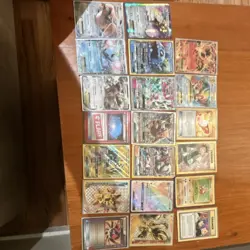 Pokemon 20 Card Lot with Mega Swampert playing mat - Image 1