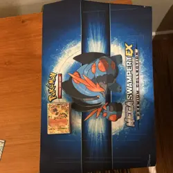 Pokemon 20 Card Lot with Mega Swampert playing mat - Image 2