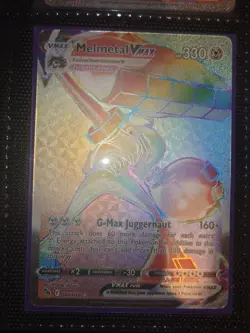 Pokemon Go Melmetal VMAX Secret Rare Card 080/078 Rainbow - Image 1