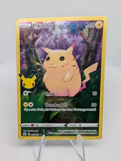 Pikachu Holo Rare Celebrations 005/025 Pokemon TCG Card - MP - Image 1