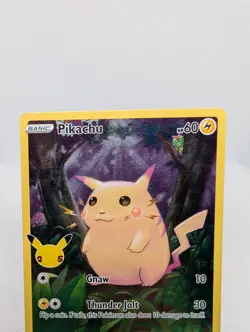 Pikachu Holo Rare Celebrations 005/025 Pokemon TCG Card - MP - Image 2