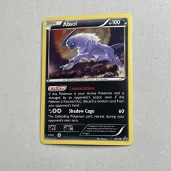 Pokemon TCG 2016 XY Black Star Promo Cosmos Holo Card -- Absol XY178 - Image 2