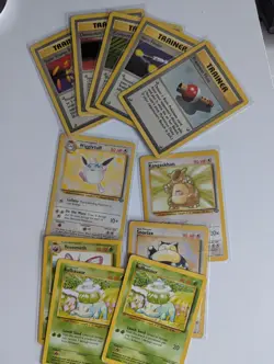 Pokemon cards Base set & Jungle bundle WOTC 1999 Rare vintage cards x 11 cards - Image 1