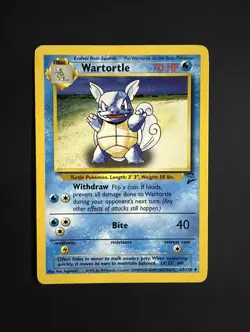 Wartortle 63/130 Base Set 2 Pokemon Card - Image 1