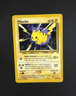 Pikachu 70/111 Neo Genesis Pokemon Card - Image 1