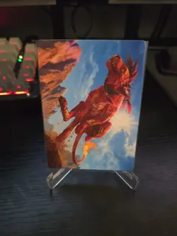 Red XIII, Proud Warrior Art Series Magic The Gathering Final Fantasy NM - Image 1