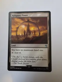 Magic The Gathering, Reliquary Tower, Dr Who MTG, Regular - Image 1