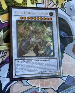⚡ Yu-Gi-Oh! Thor, Seigneur Des Ases ULTIMATE RARE STOR-EN038 - Image 1