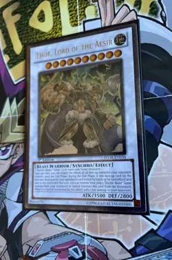⚡ Yu-Gi-Oh! Thor, Seigneur Des Ases ULTIMATE RARE STOR-EN038 - Image 2