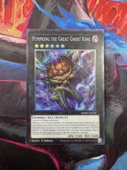Yugioh Pumpking the Great Ghost King MZMU-EN005 Collector's Rare 1st Edition Lp - Image 1