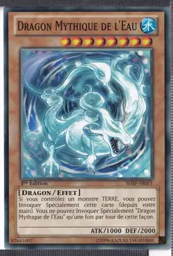 Dragon Mythique de l'Eau 1ere Edition - SHSP-FR011 - Carte Yu-Gi-Oh Francaise - Image 1