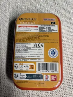 1- New & Sealed! One Piece Card Game Tin Pack Set Volume 2- - Image 2