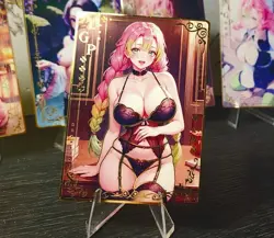 Goddess Story X Demon Slayer Metal Waifu Card -Mitsuri LGP - Image 1