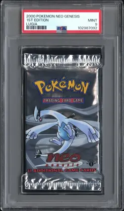 PSA 9 1st Edition Lugia Neo Genesis Pack 2000 Pokemon Card - Image 1
