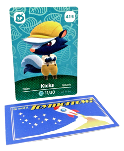 Animal Crossing Nintendo Amiibo - KICKS #415 - Series 5 Authentic Card - Image 1