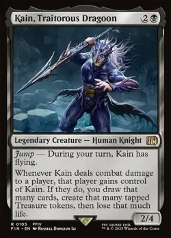 x1 Kain, Traitorous Dragoon - Foil R MTG Final Fantasy M/NM, English - Image 1