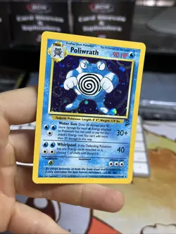 Poliwrath 15/130 Base Set 2 2000 Holo Rare WOTC Pokemon Card TCG - Image 4