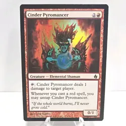 Cinder Pyromancer Premium Deck Series: Fire and Lightning Foil - Image 1