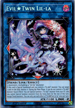 Yugioh: Evil Twin Lil-la - BLCR-EN097 - Secret Rare - 1st Edition - NM - Image 1