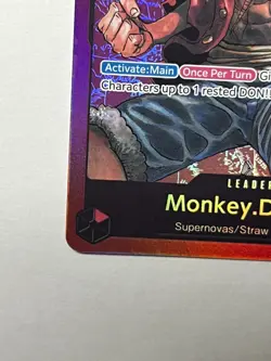 Monkey.D.Luffy ST01-001 One Piece Starter Deck 1 Straw Hat Crew Foil - Image 5