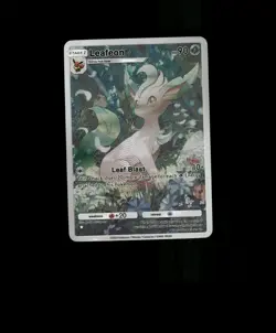 FAN-ART READ DESCRIPTION BELOW HOLO Leafeon Card Leafeon Pokemon Card p1 - Image 1