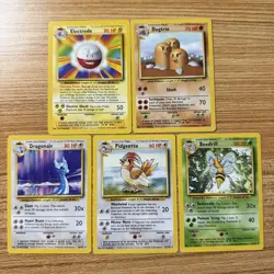 Pokemon TCG Base Set Rare Card Lot - Image 1
