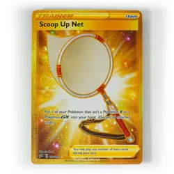 Pokemon - Scoop Up Net - 207/192 - SWSH Rebel Clash - Gold Secret Rare Card - Image 1