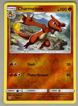 Charmeleon 8/68 Reverse Holo Hidden Fates Pokemon Card TCG NM - Image 1