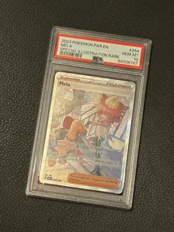 2023 Pokemon Mela Trainer Card Special Illustration Rare PSA 10 254/182 - Image 1
