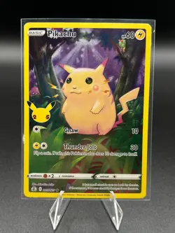 Pikachu 005/025 Celebrations Holo Rare Pokemon Card - Image 1