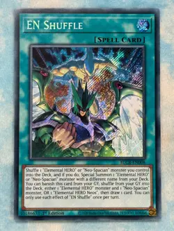 YUGIOH EN SHUFFLE SECRET RARE 1ST EDITION EXCELLENT BLCR-EN008 - Image 1