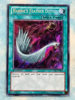YUGIOH HARPIE'S FEATHER DUSTER SECRET RARE 1ST NM LCJW-EN099 - Image 1