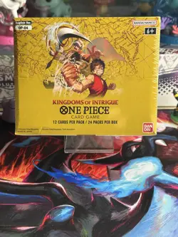One Piece Booster Box OP04 - Kingdoms of Intrigue - ENG Sealed - Image 1