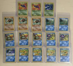 Pokemon Base Set 93 Card Lot 1st Editions. 3 Kabuto included. - Image 1