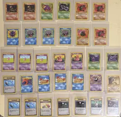 Pokemon Base Set 93 Card Lot 1st Editions. 3 Kabuto included. - Image 3