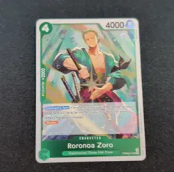 One Piece Card-Roronoa Zoro PRB02-006 Premium Booster Blocker 4000 Power Bandai - Image 1