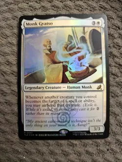 Magic the Gathering #81 Monk Gyatso Foil - Image 1