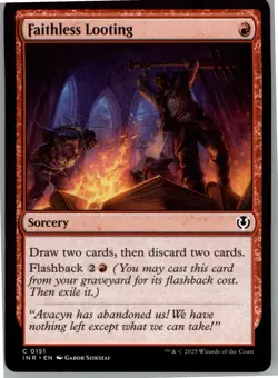 Innistrad Remastered #151 Faithless Looting - Image 1