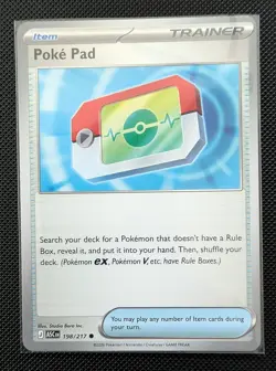 Poke Pad Ascended Heroes Pokemon Card 198/217 Brand New - Image 3