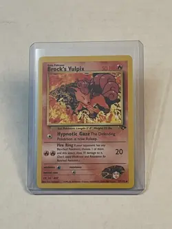 VTG Pokemon TCG Brock's Vulpix 37/132 Gym Challenge Non Holo Unlimited WOTC LP - Image 1