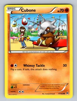 Cubone 77/162 Common XY - BREAKthrough NM - LP Pokemon TCG - Image 1
